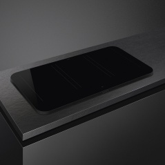 SMEG SIM6864R INDUKTIONSKOCHFELD GLASKERAMIK SCHWARZ 80 CM DOLCE ST...