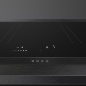 SMEG SISL7964MB INDUCTION HOB WITH RAISED FRAME BLACK AESTHETIC ISOLA 90 CM