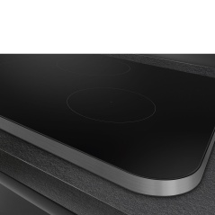 SMEG SIM6864R INDUCTION HOB BLACK CERAMIC GLASS 80 CM DOLCE STIL NO...
