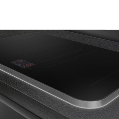 SMEG HOBD472D2 INDUCTION HOB WITH INTEGRATED HOOD BLACK 70 CM |FAB ...