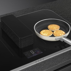 SMEG HOBD472D2 INDUCTION HOB WITH INTEGRATED HOOD BLACK 70 CM |FAB ...