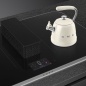 SMEG HHSL7845X INDUKTIONSKOCHFELD MIT INTEGRIERTER TELESKOPHAUBE ERHÖHTEM RAHMEN INOX AESTHETIC ISOLA 83 CM