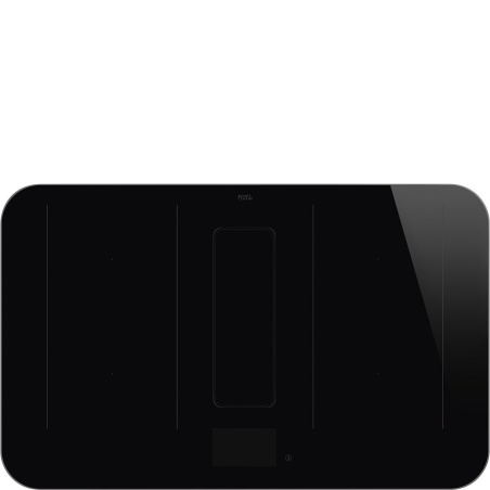SMEG HOBD472D2 INDUCTION HOB WITH INTEGRATED HOOD BLACK 70 CM |FAB ...