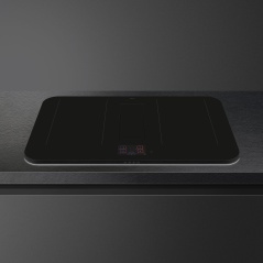SMEG HHSL7845MB INDUCTION HOB WITH INTEGRATED TELESCOPIC HOOD AND RAISED FRAME BLACK AESTHETIC ISOLA 83 CM