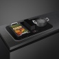 SMEG HHSL7845MB TABLE DE CUISSON AVEC HOTTE TÉLESCOPIQUE INTÉGRÉE ET CADRE SURÉLEVÉ EN NOIR ESTHETIQUES ISOLA 83 CM