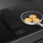 SMEG HHSL7845MB TABLE DE CUISSON AVEC HOTTE TÉLESCOPIQUE INTÉGRÉE ET CADRE SURÉLEVÉ EN NOIR ESTHETIQUES ISOLA 83 CM