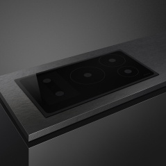 ENCIMERA DE COCCIÓN SMEG SIM3964MB NEGRO MATE 90 CM |FAB Appliances