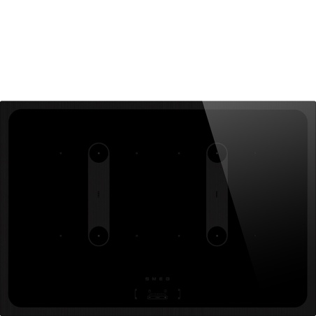 SMEG SIM3964MB INDUCTION HOB MATT BLACK CERAMIC GLASS 90 CM |FAB Ap...
