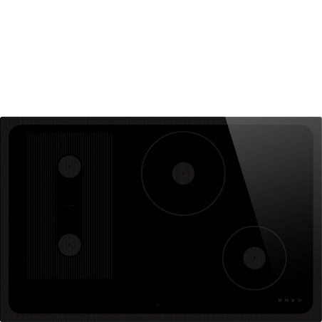 SMEG SIM3964MB INDUCTION HOB MATT BLACK CERAMIC GLASS 90 CM |FAB Ap...
