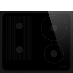 ENCIMERA DE COCCIÓN SMEG SIM3964MB NEGRO MATE 90 CM |FAB Appliances