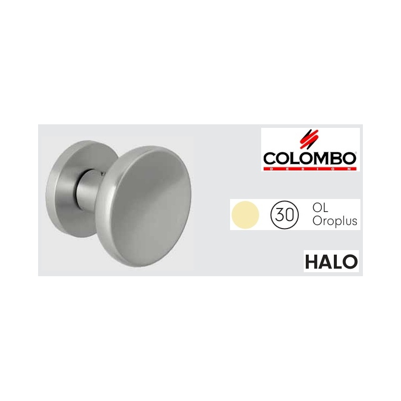COLOMBO DESIGN HALO BOUTON DE PORTE FIXE