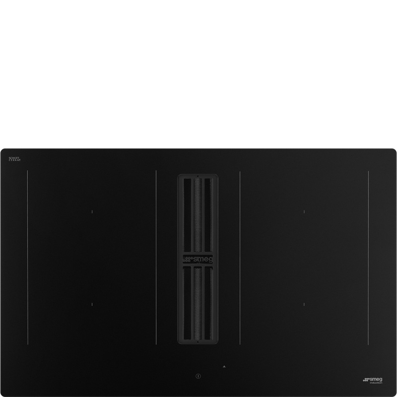 SMEG HOBD382N2 ENCIMERA DE INDUCCIÓN CON CAMPANA INTEGRADA NEGRO MATE 83 CM