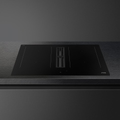 SMEG HOBD382MB2 ENCIMERA DE INDUCCIÓN CON CAMPANA INTEGRADA NEGRO M...