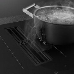SMEG HOBD382MB2 ENCIMERA DE INDUCCIÓN CON CAMPANA INTEGRADA NEGRO M...