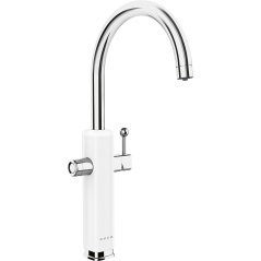 SMEG MDF50CR SINGLE LEVER SINK MIXER TAP 50'S STYLE CREAM |FAB Appl...