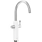 SMEG MAF50WH GRIFO MONOCOMANDO PARA FREGADERO CON FILTRO DE AGUA COLOR BLANCO ESTILO AÑOS 50