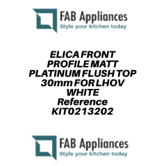 ELICA FRONT PROFILE FLUSH TOP 30mm FOR LHOV |FAB Appliances