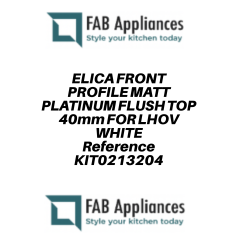 ELICA SICHTBARES FRONTALPROFIL FLÄCHENBÜNDIGER EINBAU 40mm FÜR LHOV...