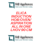 INDUKTIONSKOCHFELDER/BACKOFEN/ABSAUGUNG ELICA ALL IN ONE LHOV 90 CM