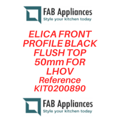 ELICA FRONT PROFILE FLUSH TOP 50mm FOR LHOV |FAB Appliances