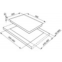 PIANO COTTURA A GAS SMEG SV564-3 ACCIAO INOX 60 CM