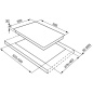 ENCIMERA DE COCCIÓN SMEG SV564-3 ACERO INOX  - 60 CM