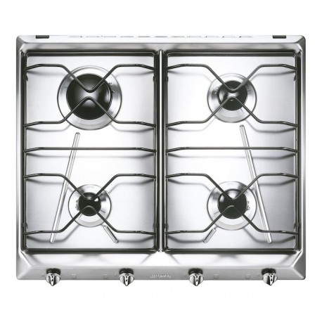 SMEG GASKOCHFELD SV564-3 EDELSTAHL 60 CM