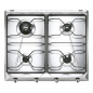 SMEG GASKOCHFELD SV564-3 EDELSTAHL 60 CM