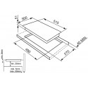 TABLE DE CUISSON INDUCTION SMEG SI5322B - 30 CM