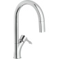 NOBILI SOFI SINGLE LEVER SINK MIXER TAP PULL OUT SPRAY CHROME PLATED