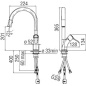 NOBILI SOFI SINGLE LEVER SINK MIXER TAP PULL OUT SPRAY CHROME PLATED