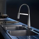 NOBILI LIKID GRIFO MONOCOMANDO PARA FREGADERO CAÑO EXTRAÍBLE CROMO 