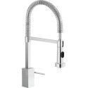 NOBILI CUBE MISCELATORE MONOCOMANDO CON DOCCETTA ESTRAIBILE CROMATO