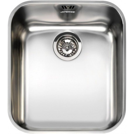 SMEG UM40 UNDERMOUNTED KITCHEN SINK SINGLE BOWL STAINLESS STEEL 40 CM