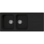 SMEG KITCHEN SINK LZ116A2 RIGAE 2 BOWLS ANTHRACITE