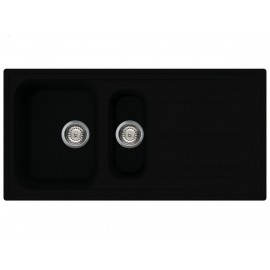 SMRG KITCHEN SINK RIGAE LZ102A - 1.5 BOWL CRISTALITE ANTHRACITE