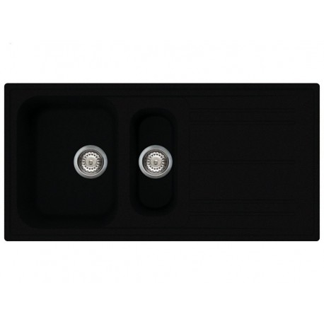 SMEG KITCHEN SINK RIGAE LZ102A2 - 1.5 BOWL CRISTALITE ANTHRACITE