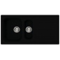 LAVELLO SMEG RIGAE LZ102A2  - 1,5 VASCHE ANTRACITE