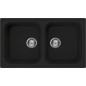SMEG RIGAE ÉVIER 2 CUVES LZ862A ANTHRACITE 86x50