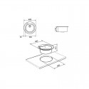 SMEG EINBAUSPÜLE RUND RIGAE LS48A ANTHRAZIT 