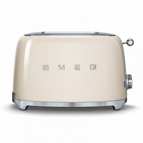 SMEG TOASTER 2 SLICES 50'S STYLE CREAM TSF01CREU