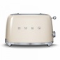 SMEG TOASTER 2 SLICES 50'S STYLE CREAM TSF01CREU