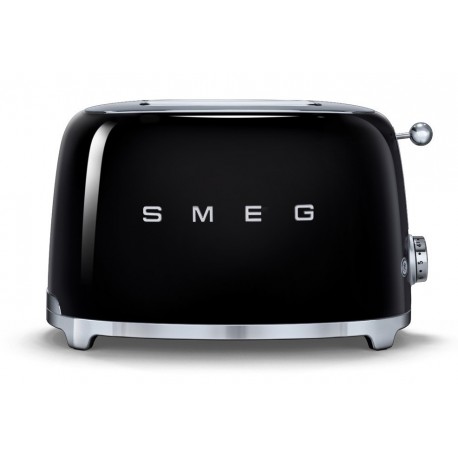 SMEG TOASTER 2 SLICES 50'S STYLE BLACK TSF01BLEU