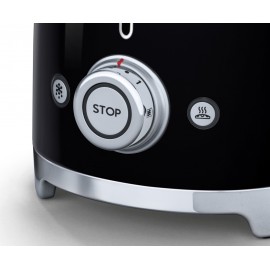 TOSTAPANE ELETTRICO SMEG 2 FETTE STILE ANNI 50 TSF01BLEU NERO
