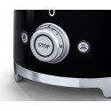 SMEG TOASTER 2 SLICES 50'S STYLE BLACK TSF01BLEU