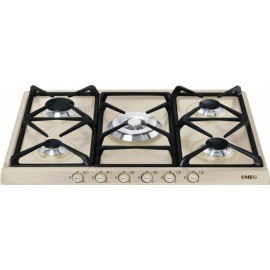 SMEG GAS HOB SR775PO CREAM CORTINA LINE 70 CM