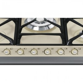 PIANO COTTURA SMEG SR775PO PANNA SERIE CORTINA 70 CM