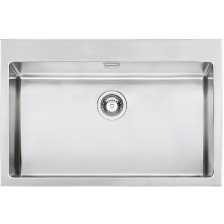 SMEG VQR71RS MIRA KITCHEN SINK SINGLE BOWL BRUSHED STAINLESS STEEL