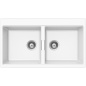 SCHOCK EINBAUSPÜLE HORIZON N200 A DOPPELBECKEN CRISTADUR POLARIS EXTRA WHITE