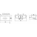 SCHOCK EINBAUSPÜLE HORIZON N200 A DOPPELBECKEN CRISTADUR POLARIS EXTRA WHITE
